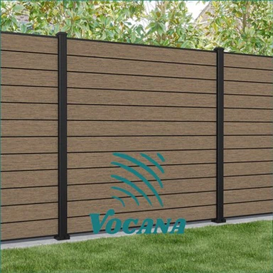 Vatrootporno drvo zrna WPC vrtna ograda